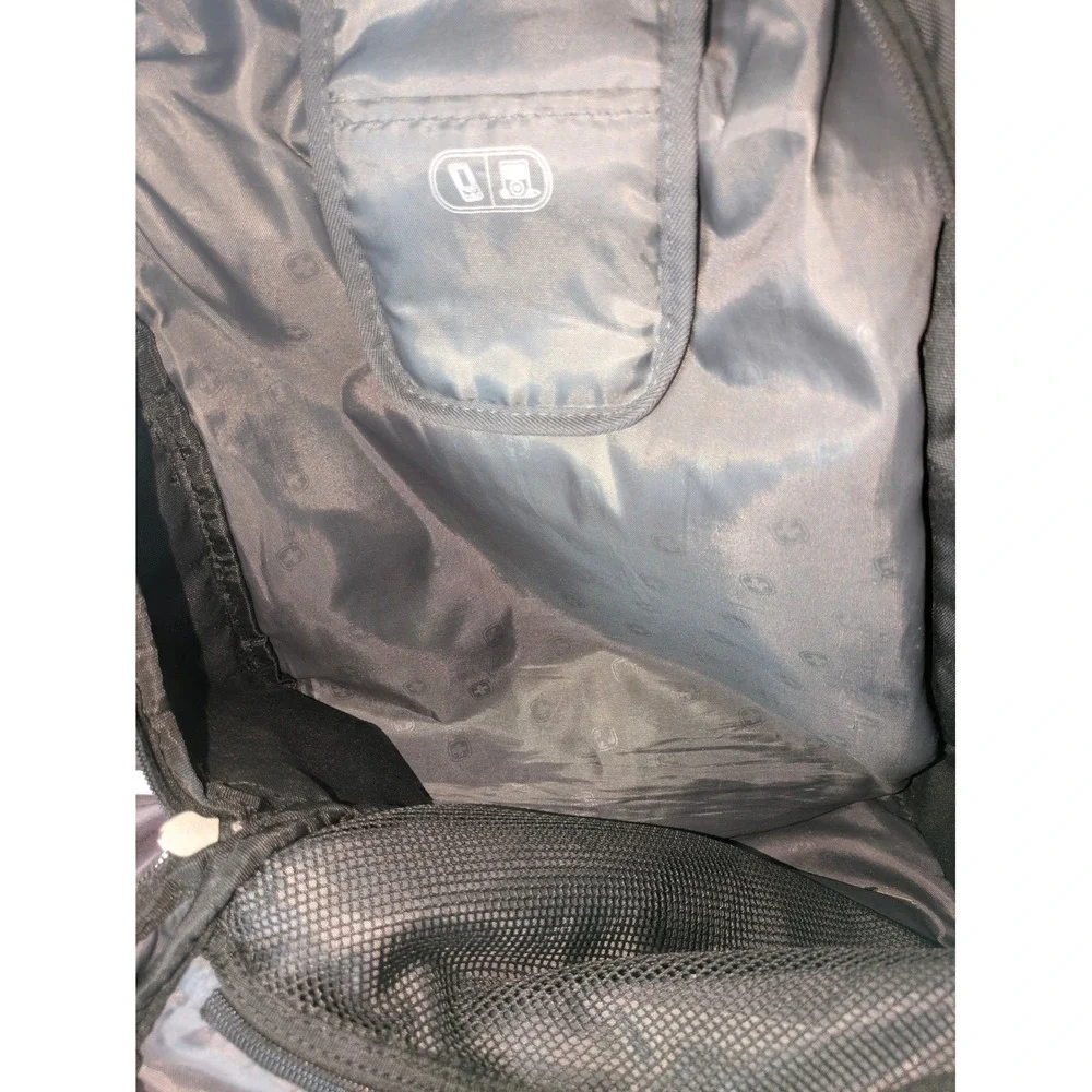 SwissGear ScanSmart Laptop Backpack Black TabletSafe Travel Bookbag 20x12x9